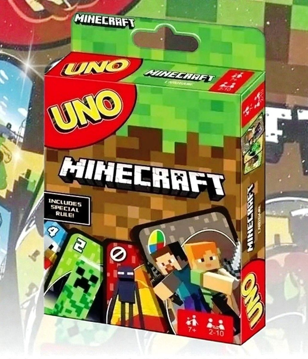 UNO Minecraft Card Game for kids and family Fun Game Mine Craft UNO Cards-image-38