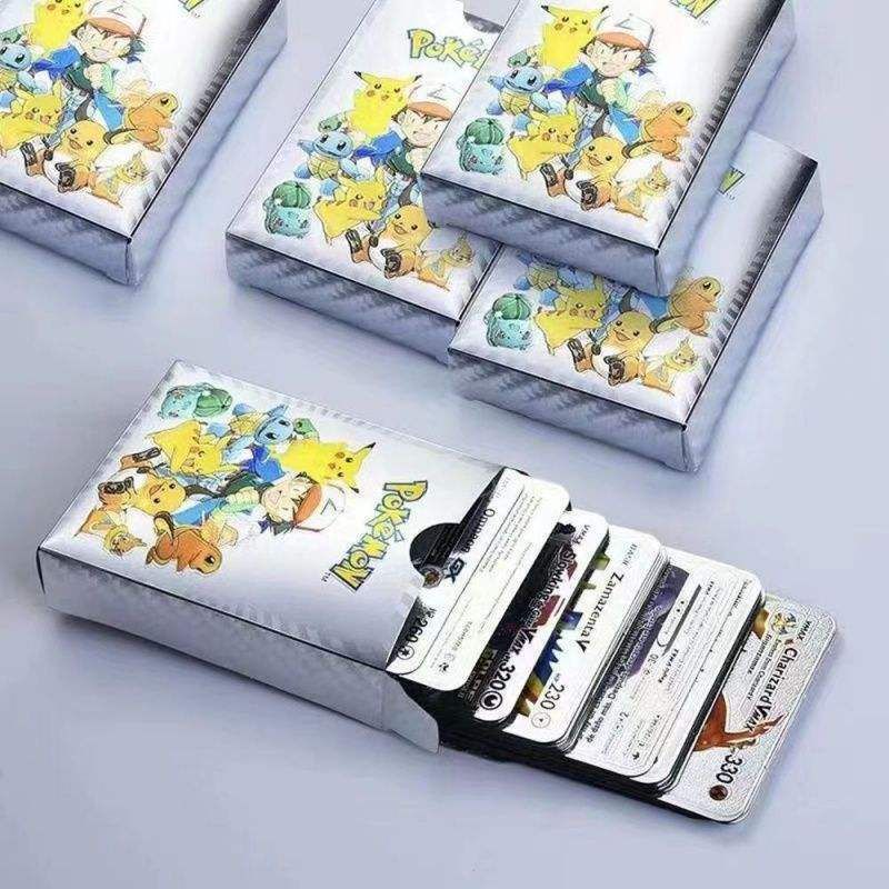Poke-Moon Silver Trading Card (25 Cards Deck) for Kids-image-17