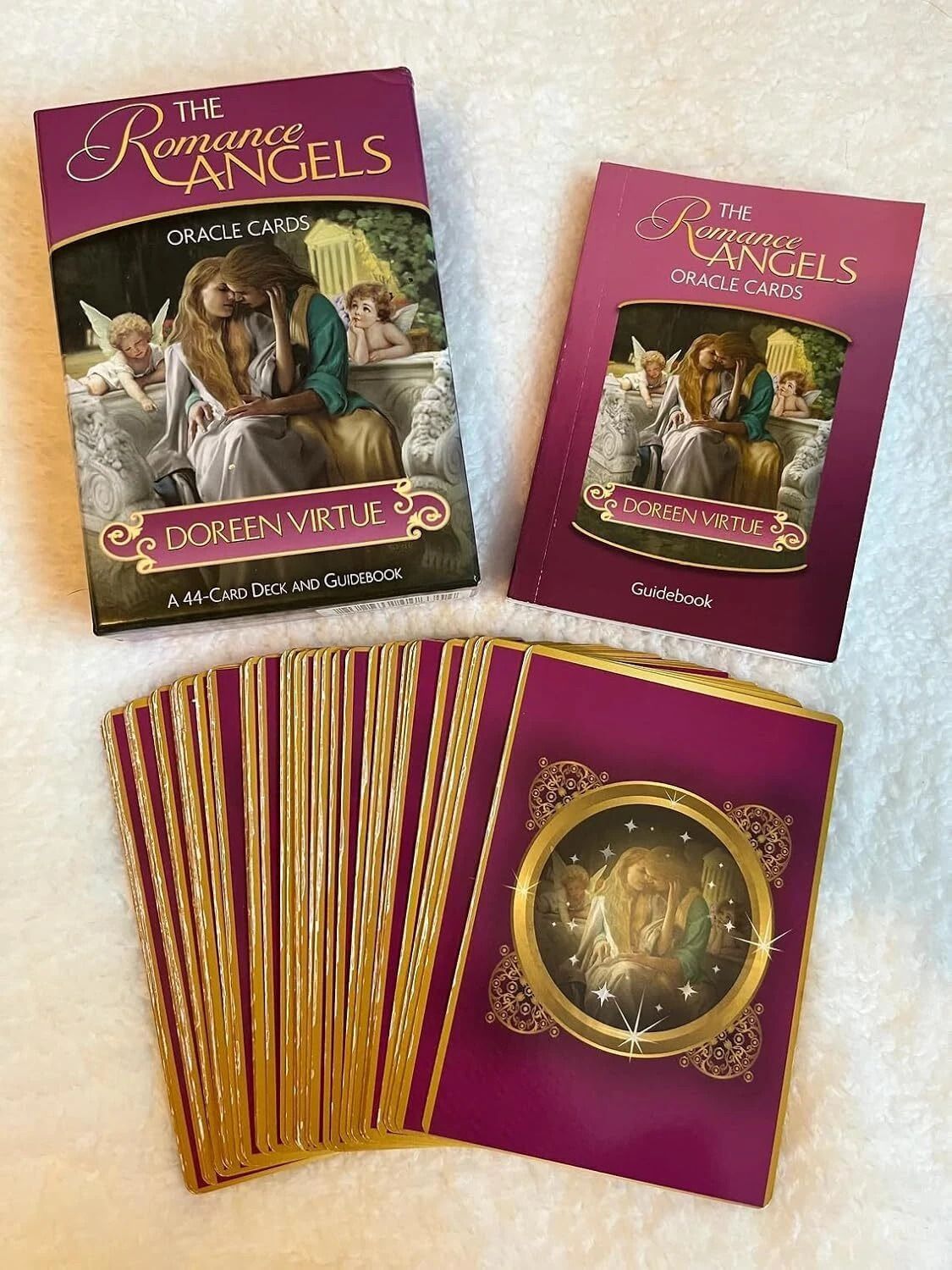 lariox Tarot Cards 44 Pieces Romance Angels Oracle Tarot Cards Decks for Beginners-picture-14