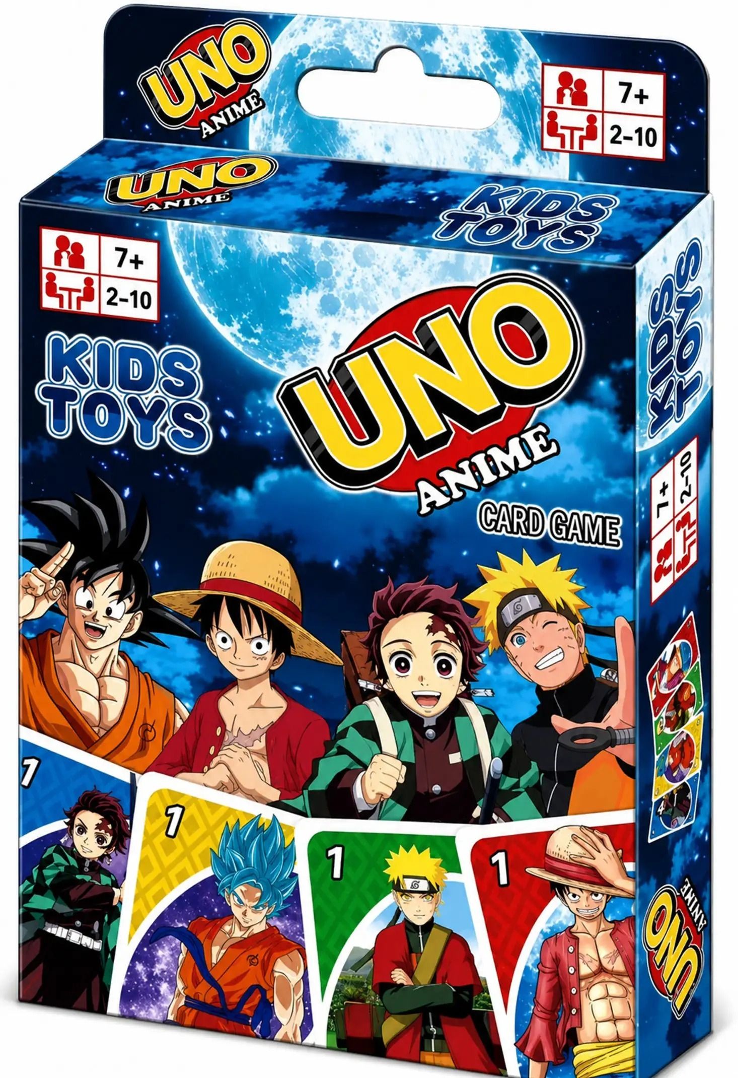 UNO Anime Edition Card Game | Anime Theme Family Party Game | 2-10 Players-image-33