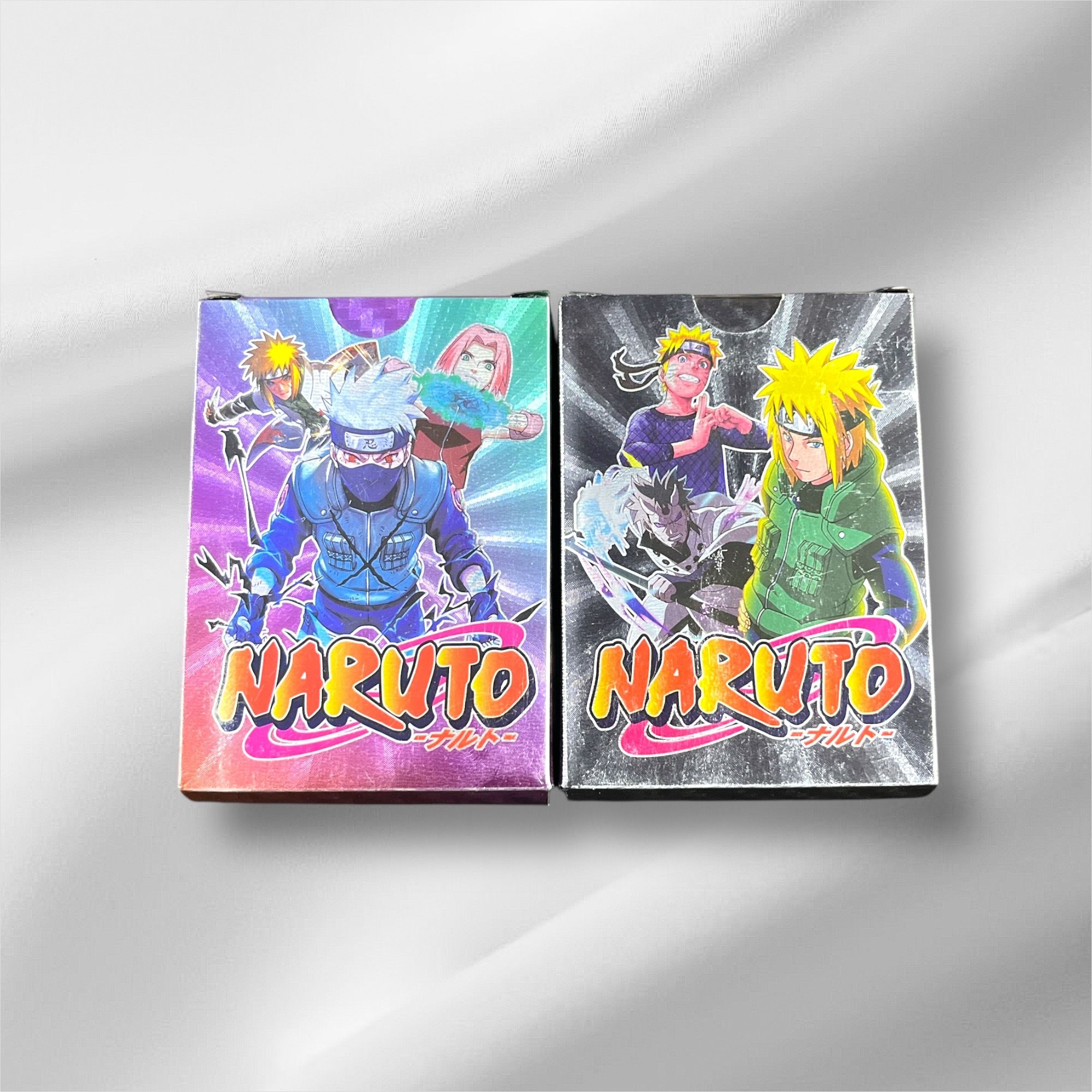 valuableplus Naruto Cards 20Pc Playing Foil Cards For Kids (Black, Rainbow 10Pc Each)-picture-14