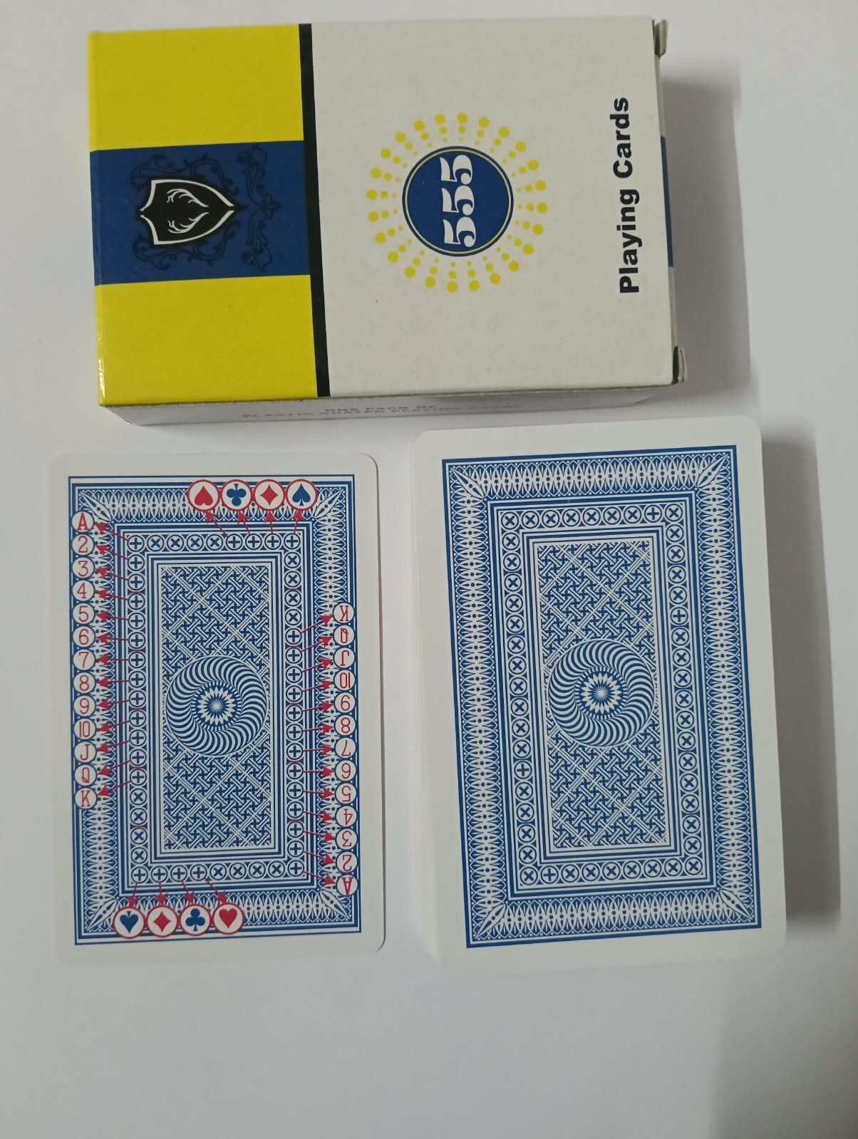r.s.magic tricks Regular Index Blue 555 Marked Deck Playing Cards Rummy Tas Game Card Magic-picture-18