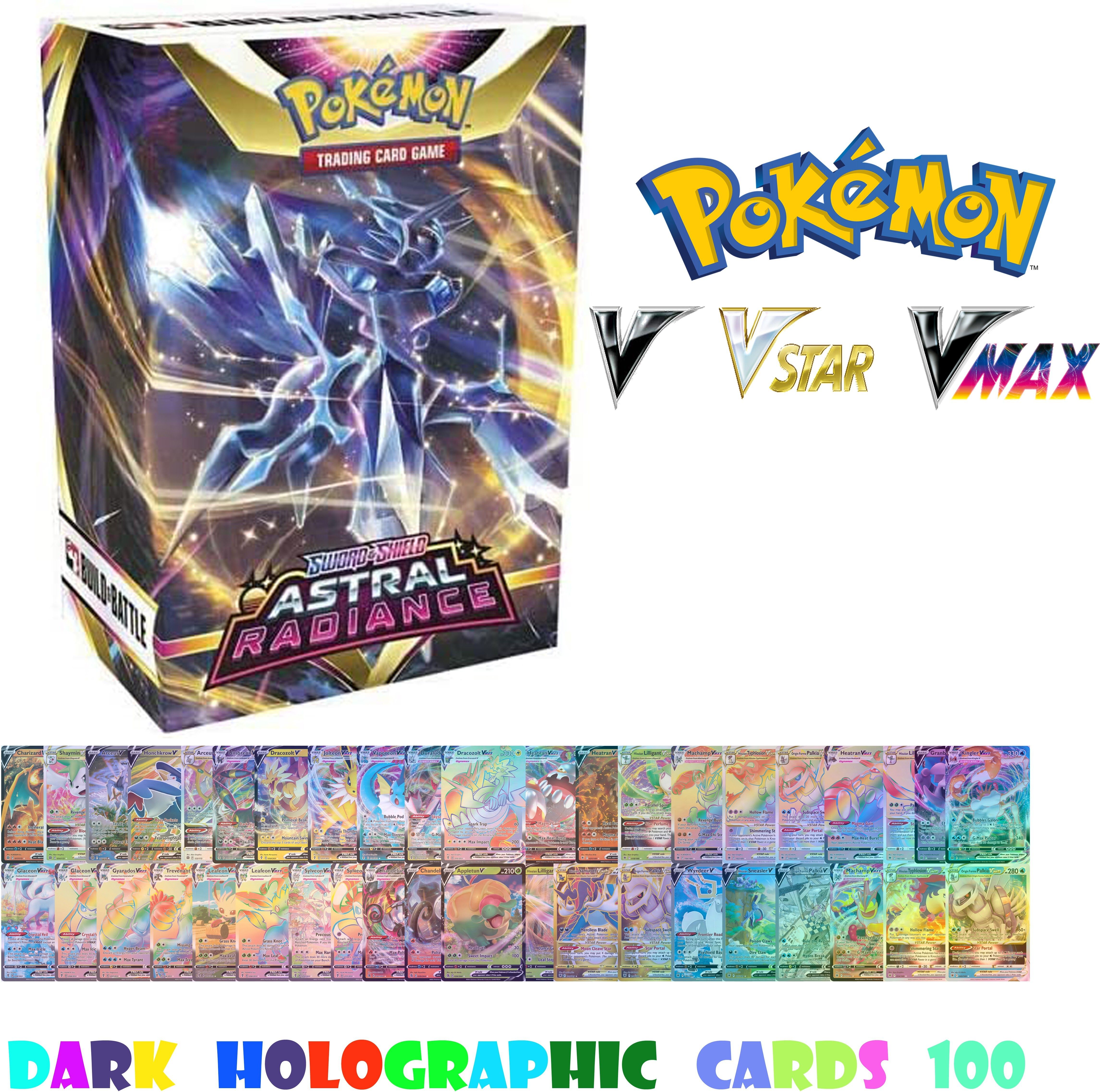 Pokemon V, Vmax & Vstar Astral Radiance Card Holographic Dark et of 100-image-44