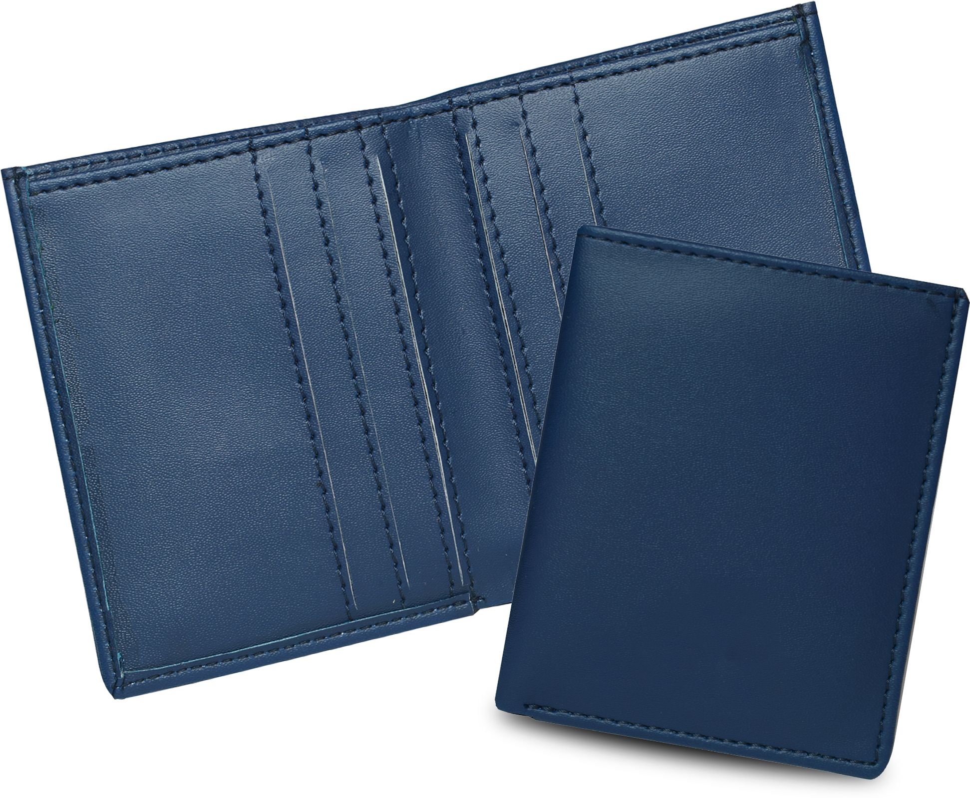 abys Men & Women Casual Blue Artificial Leather RFID Wallet-picture-3