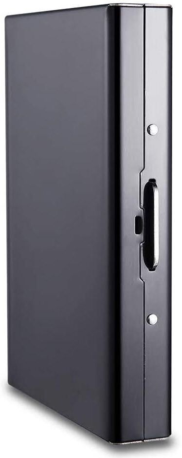 8 Slot Stainless Steel RFID Blocking Premium Credit/Debit 8 Card Holder