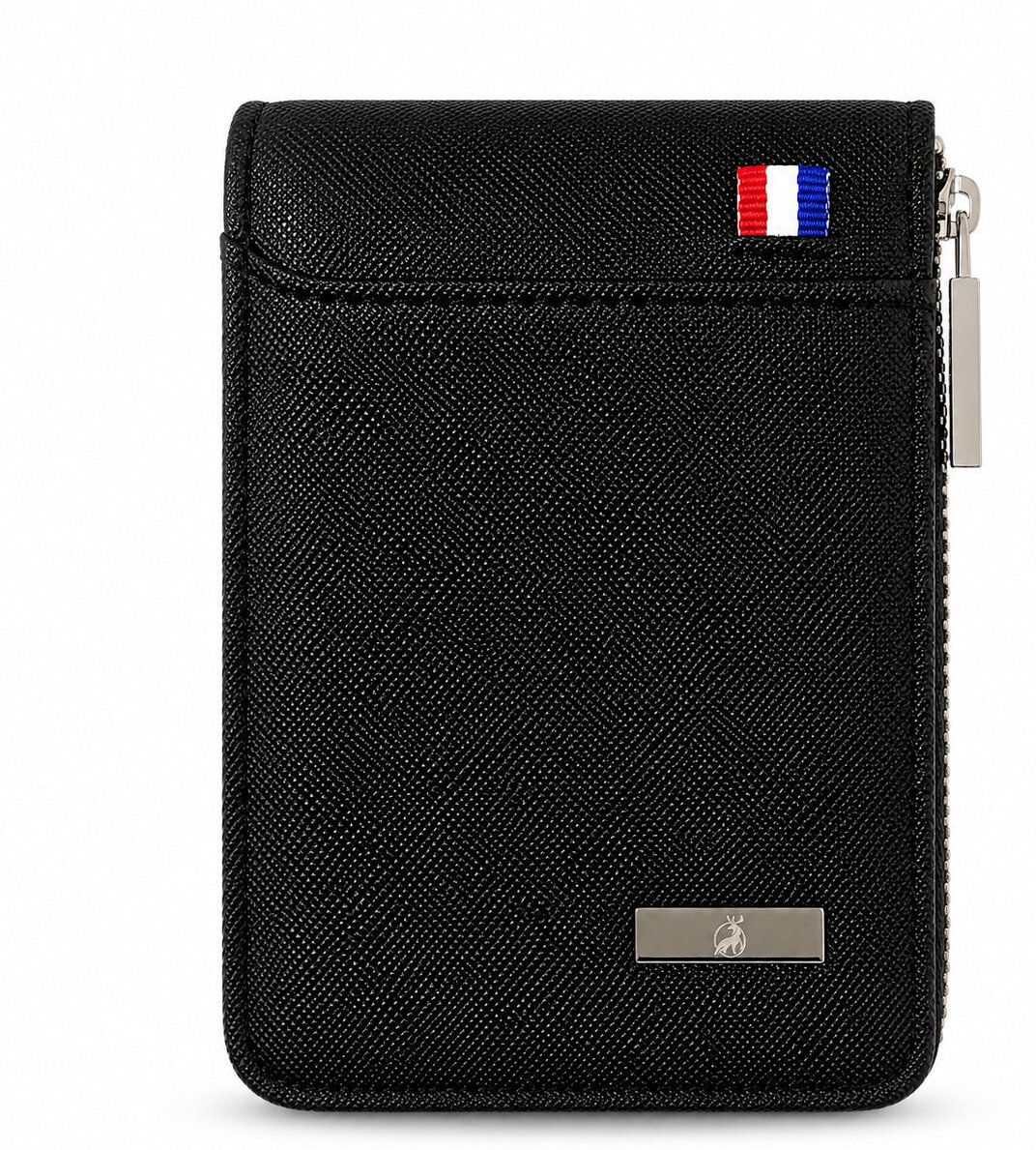RFID leather Zipper Card Holder Wallet | 9 Card Slots, Cash Pocket & ID Window | 12 Card Holder-image-36