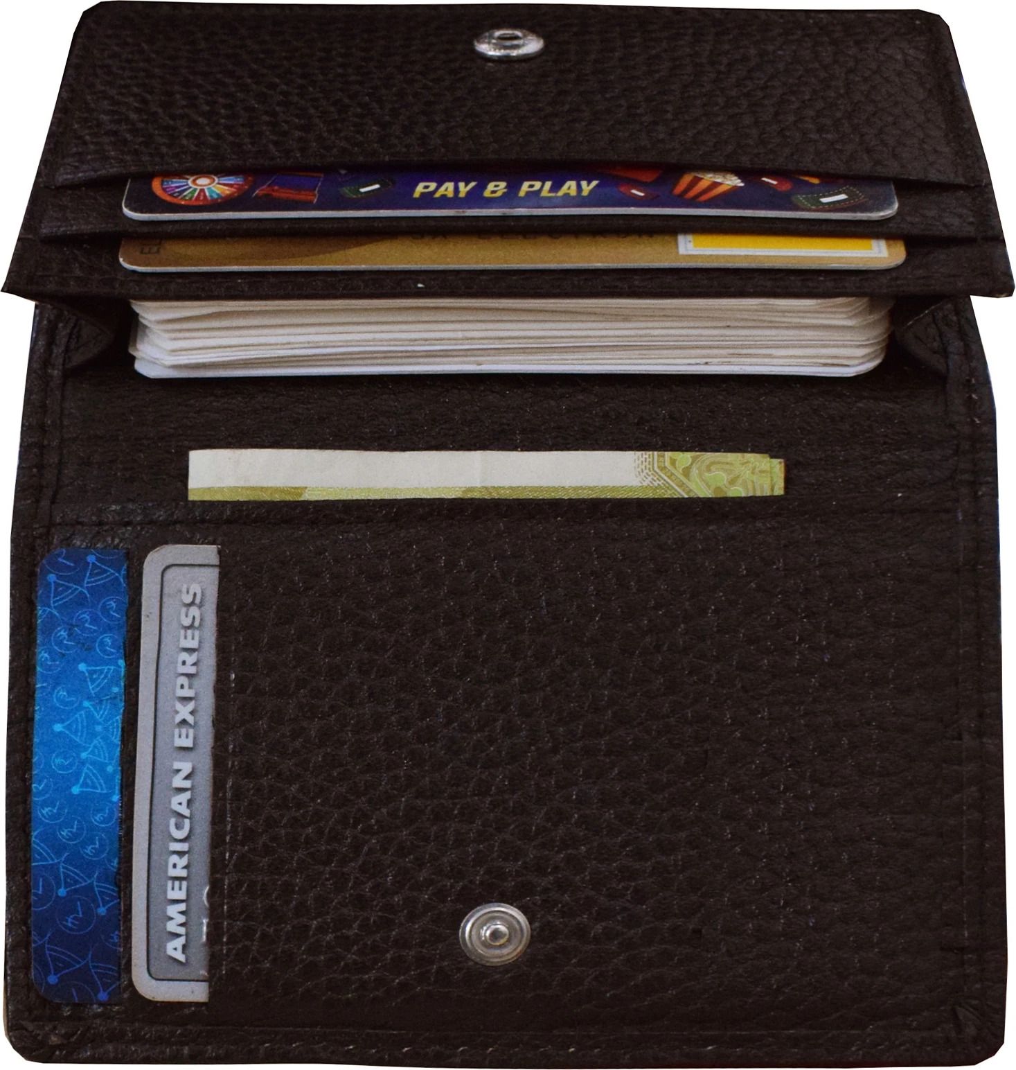 Premium Genuine Leather Debit Credit Business RFID Protected Card Holder 15 Card Holder-image-47