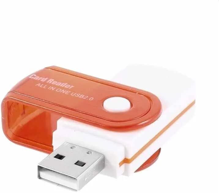 Lipzie Red Champion 4-in-1 USB 2.0 Multi-Card Reader – Premium All-in-One Memory Card Card Reader-picture-30