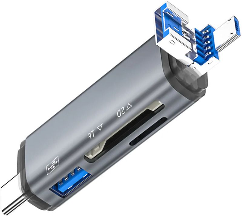 CIHROX 3 in 1 Card Reader Type C to SD Micro SD TF/ USB 3.0 Laptop Adapter OTG Card Reader-picture-21