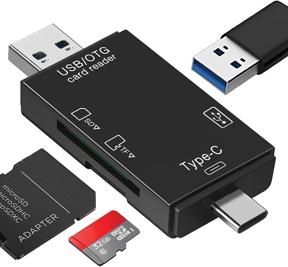 OG X NEXA WITH DEVICE 3 in 1 USB C SD Card Reader with Micro USB OTG Card Reader-image-38