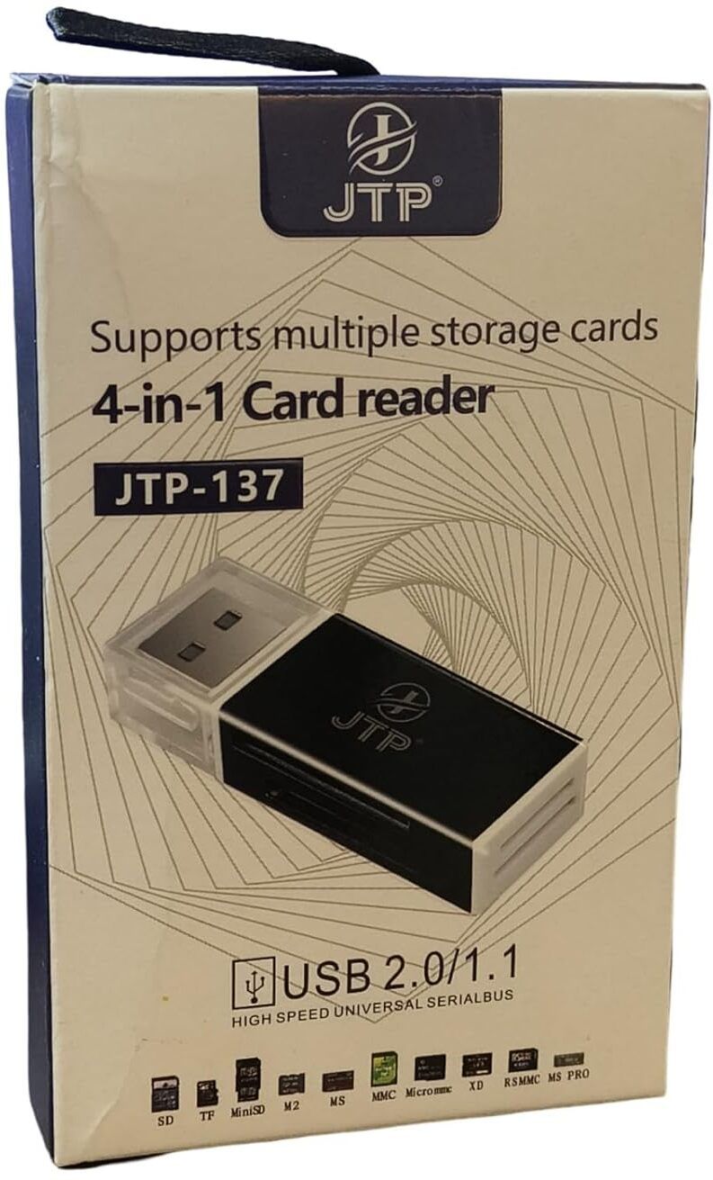 JTP 4-in-1 Card Reader SD/microSD/produo Multi-CardReader for Laptop & PC|High-Speed Card Reader-image-11