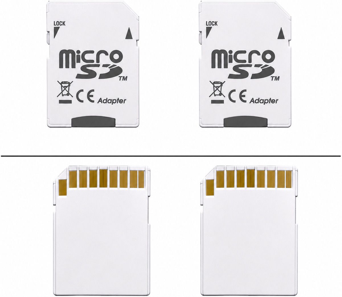 MOCONI MicroSD XC SD Adapter Compatible with All Memory Excepted Cards Camra Laptop Card Reader-picture-31