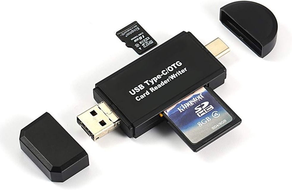 TECHGEAR USB Type C SD Card Reader,USB 2.0 SD Card Reader OTG Adapter for , Micro SD Card Reader-image-44