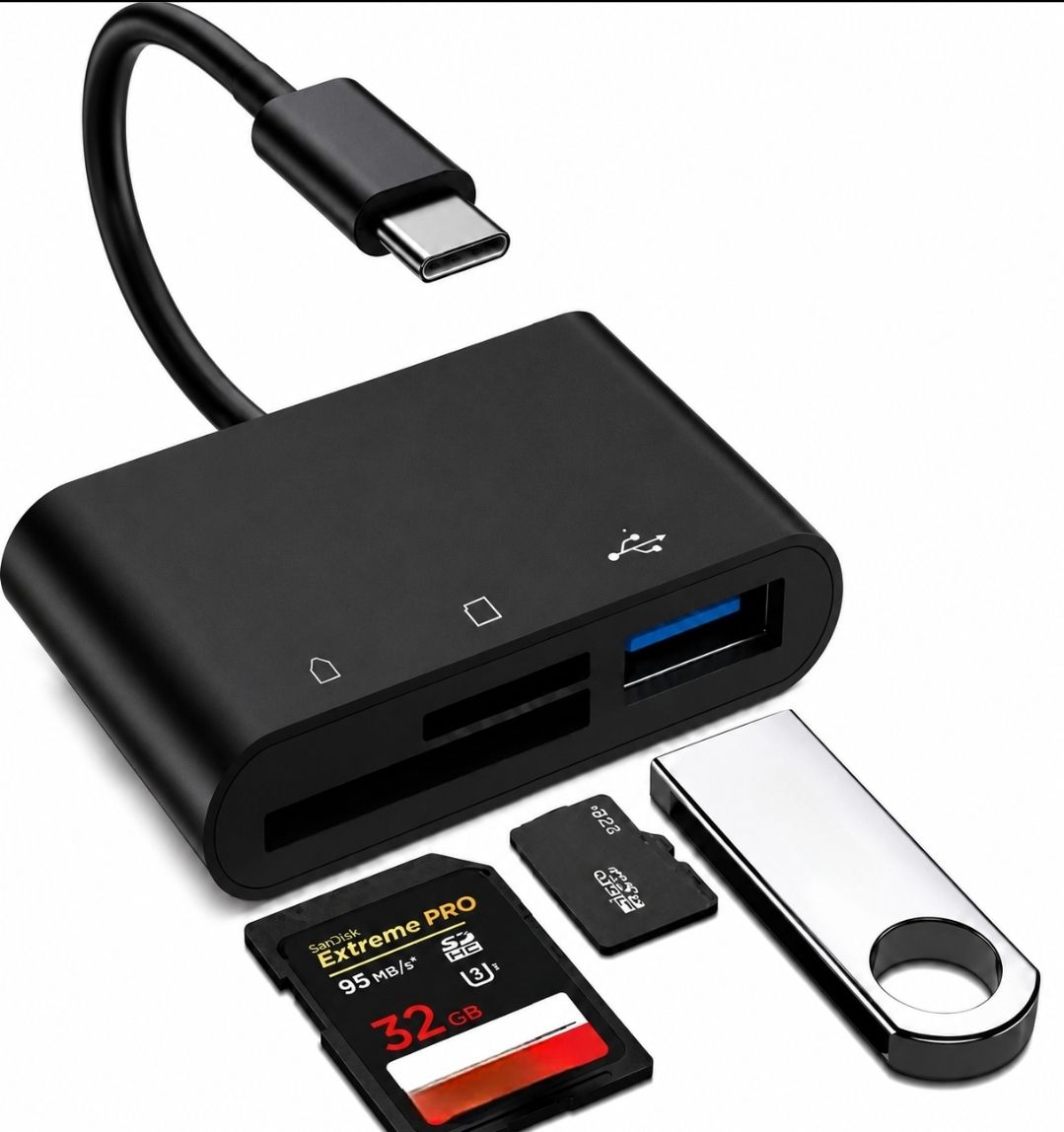 ONCRO 3 in 1 Type C to USB Card Reader SD Micro TF 3.0 Adaptor Android camera laptop Card Reader-image-31