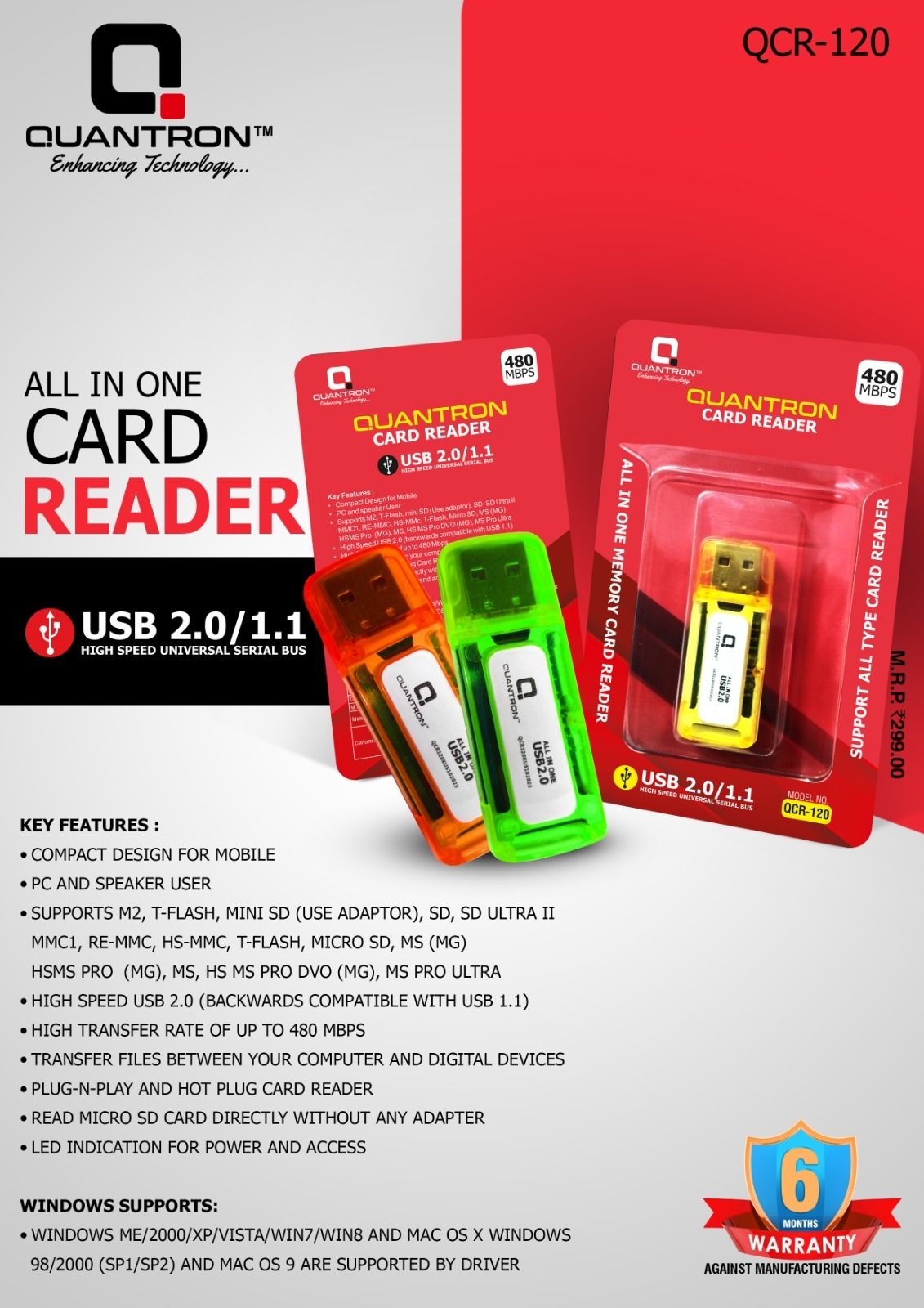 Quantron QCR -110 ALL IN ONE CARD READER Card Reader-picture-25