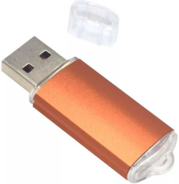 TECHGEAR USB Micro SD Memory Card Reader orange Card Reader image 1