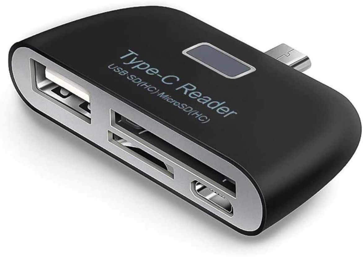 SwapME Type C Card Reader Multi in 1 USB 3.1 Type C Memory Card Reader USB/ SD/TF/Micro Card Reader-picture-29