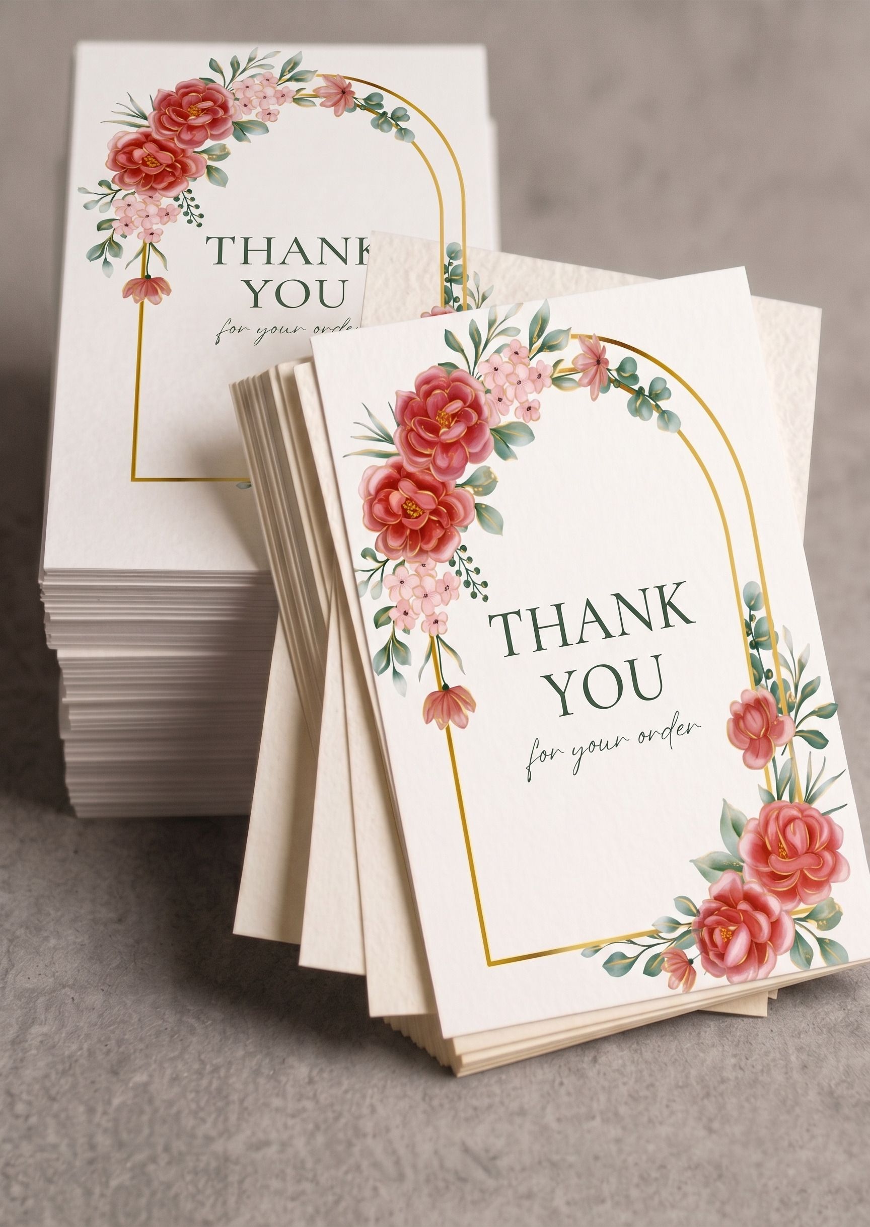 print brosis Floral Arch Thank You Cards | Pack of 100 Greeting Card-picture-40
