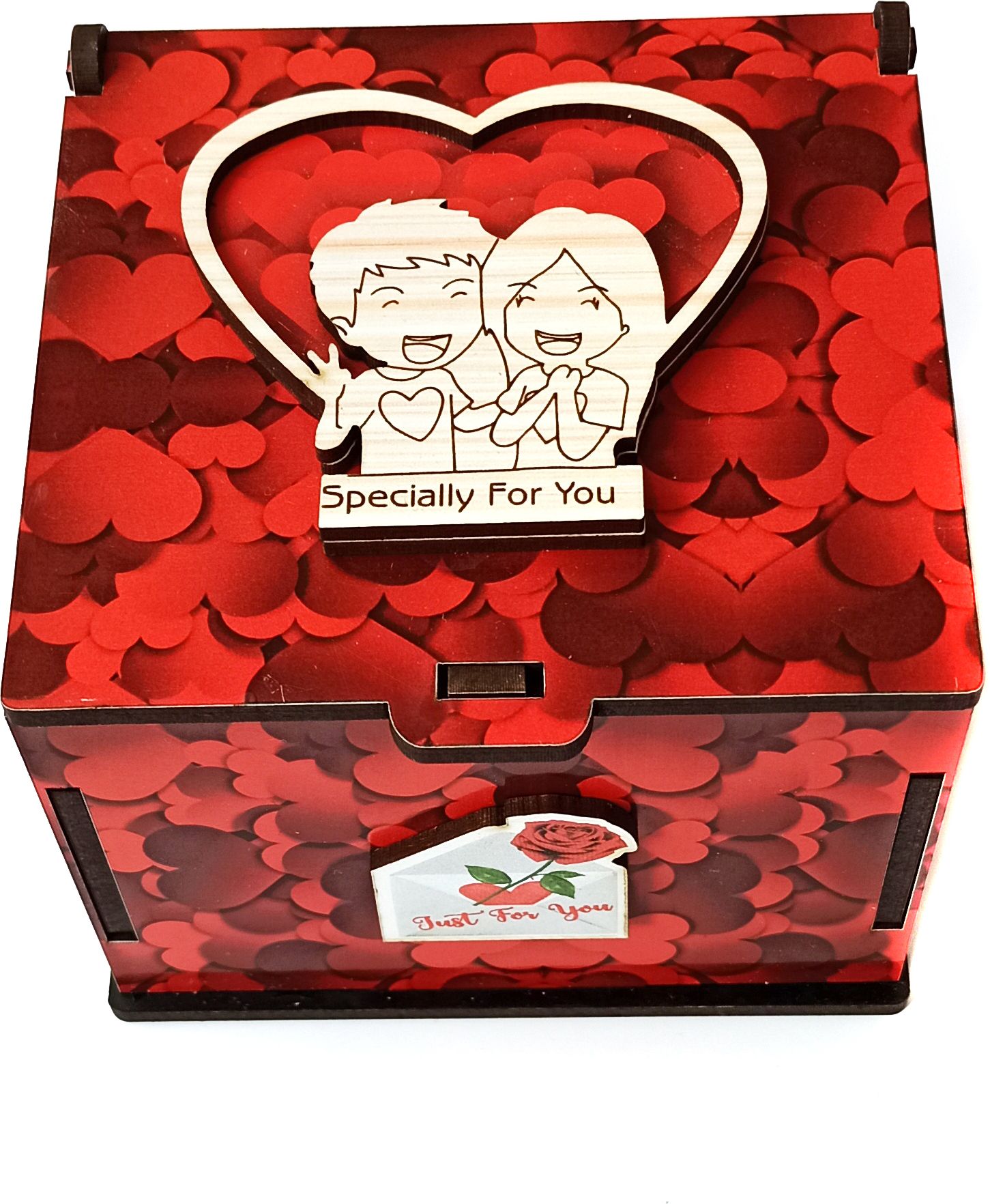 nyarogift Romantic Greeting Cards Messages in Wooden Gift for Valentine Greeting Card-picture-12