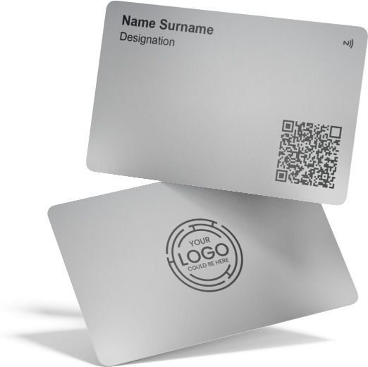 ConnectVith.Me Premium Silver Metal NFC Business Card | Elegant Smart DVC Business Card-image-20