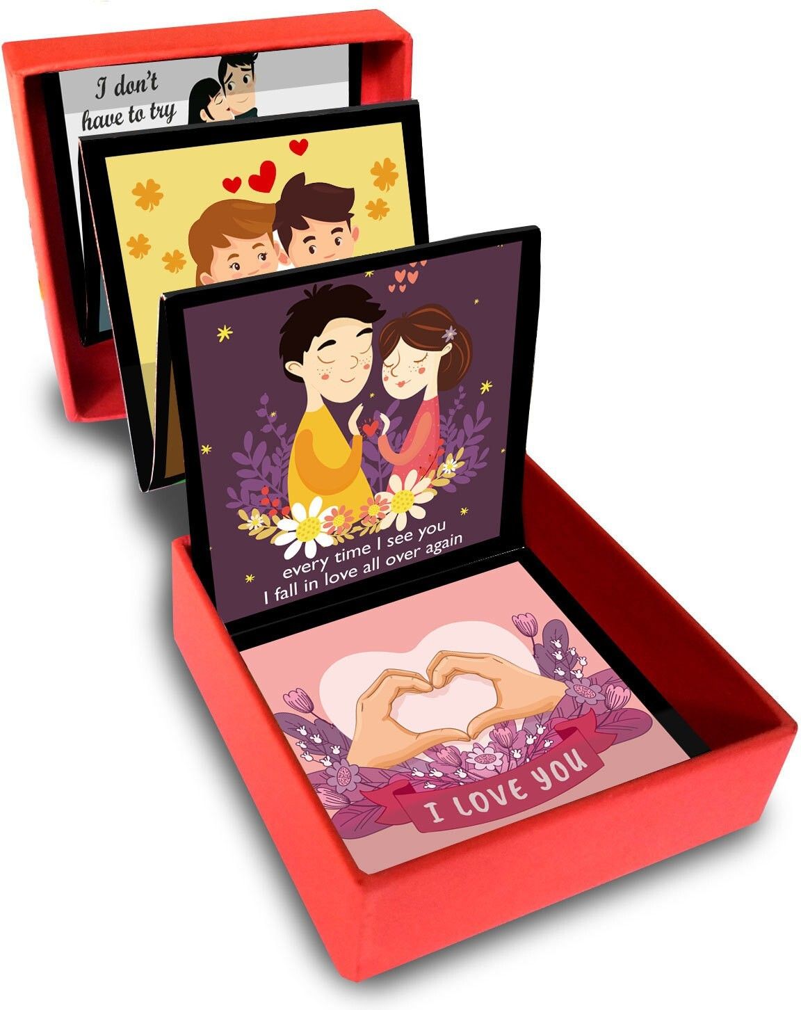 Love Message Box Greeting Card