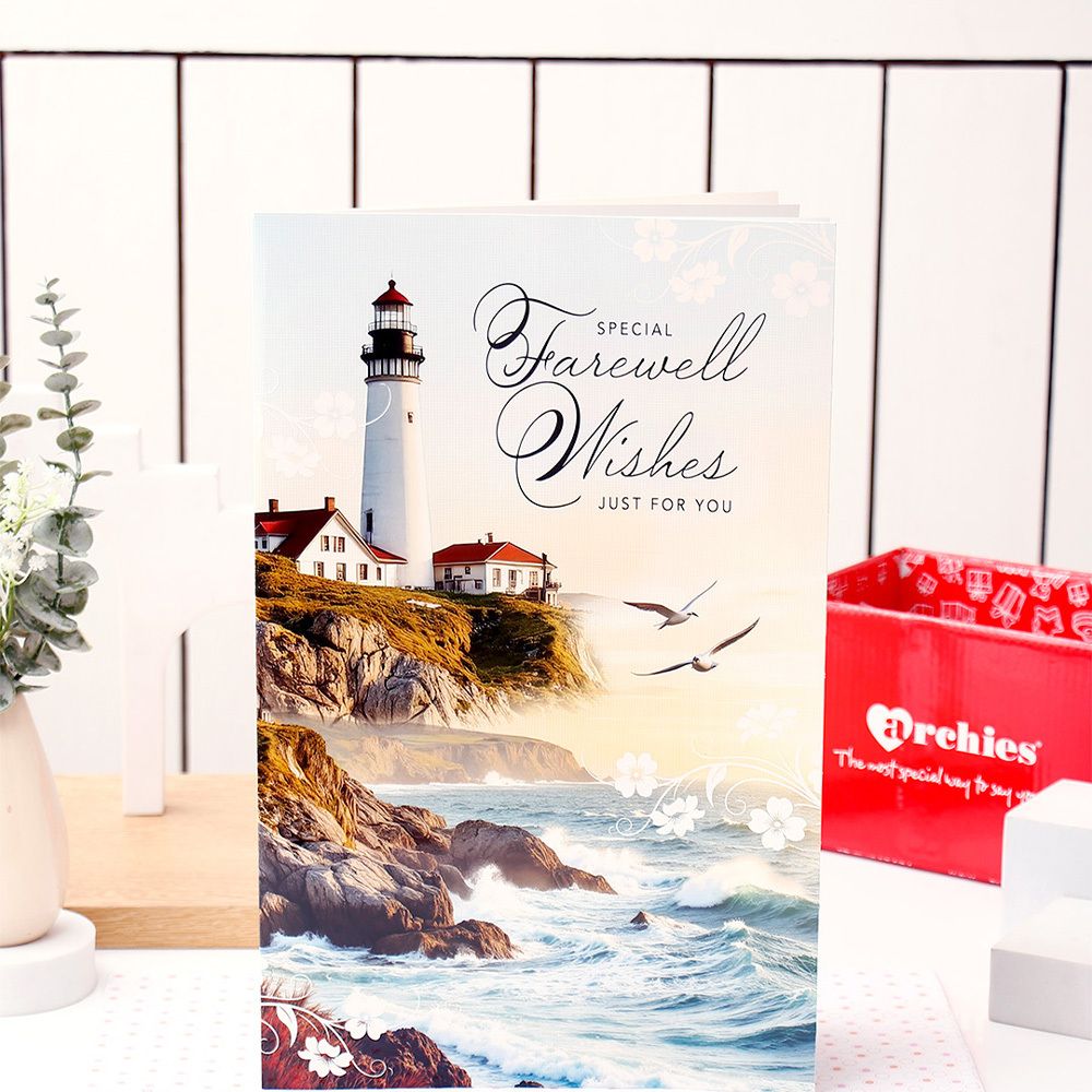 Special Wishes Farewell Jumbo Greeting Card Greeting Card-image-7