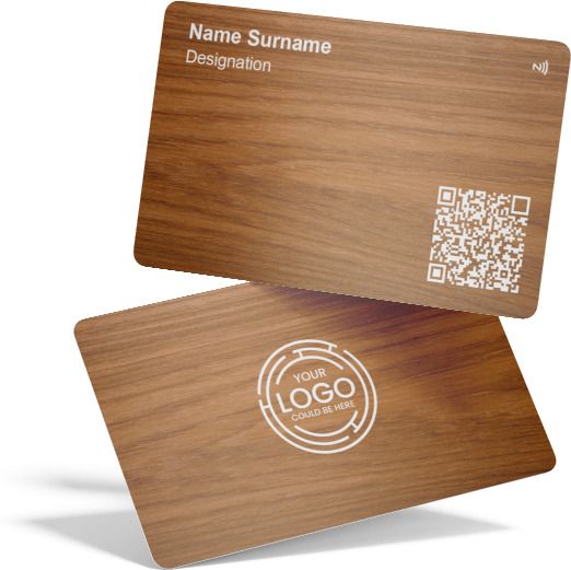 ConnectVith.Me Premium Wood NFC Business Card | Eco-Friendly Smart DVC Business Card-image-27
