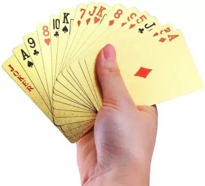 Gold Deck Flexible PVC Plastic Playing Cards Premium Poker Cards Gold Waterproof Business Card-image-41