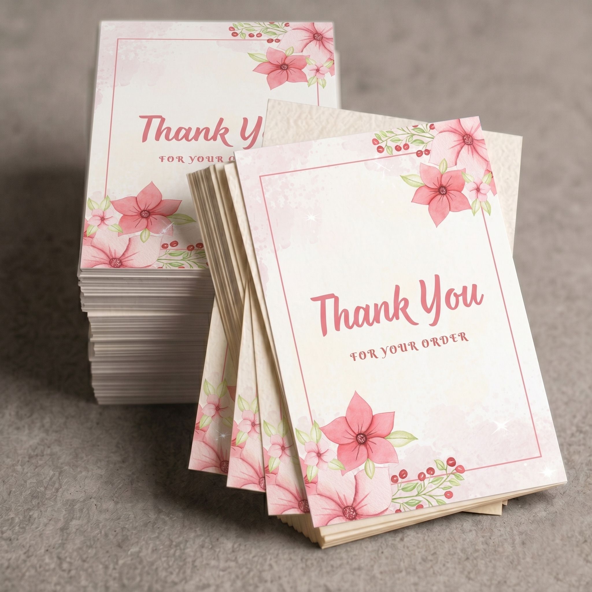 print brosis Elegant Floral Thank You Cards | Pack of 100 Greeting Card-picture-21