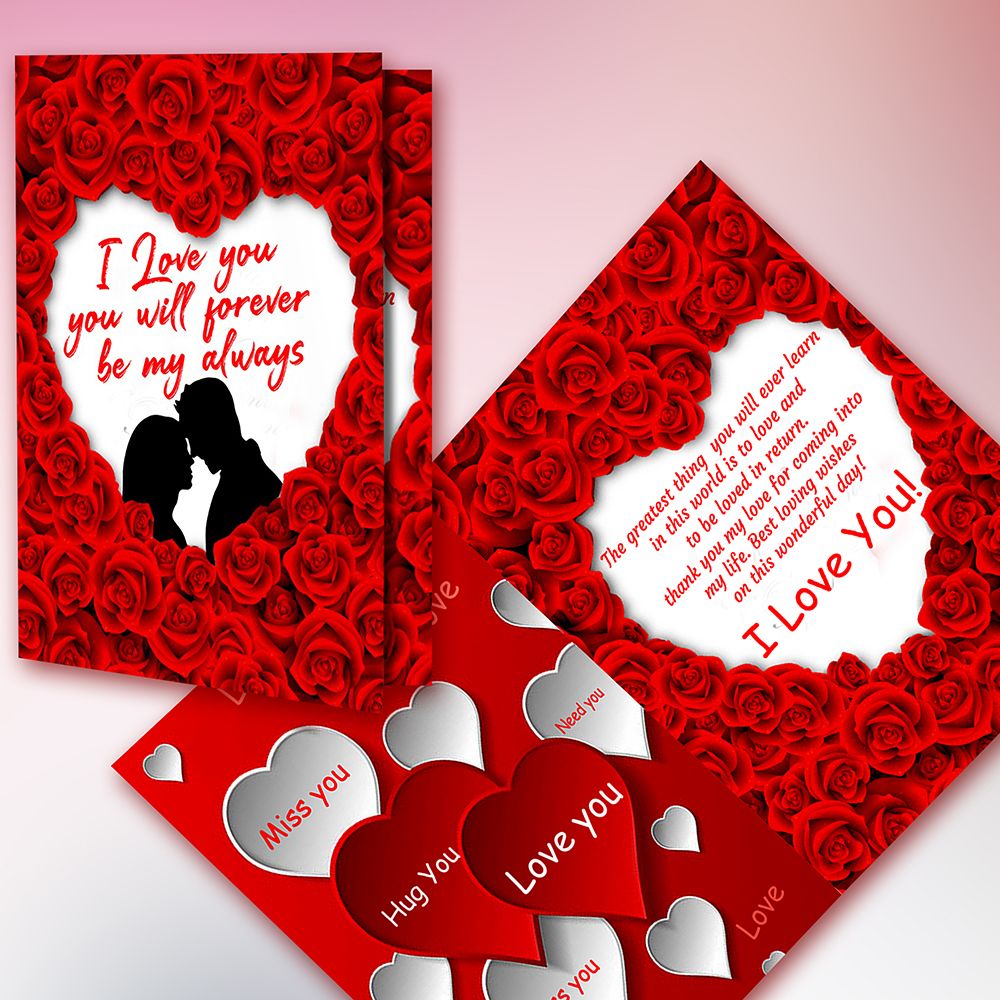 me&you love Card for Your Beloved Wife or Significant Other: My Heart Is Yours Greeting Card-picture-51