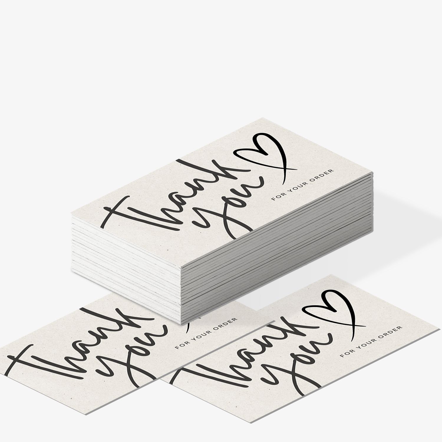 Thank You Card Minimal and Modern Design Business Card