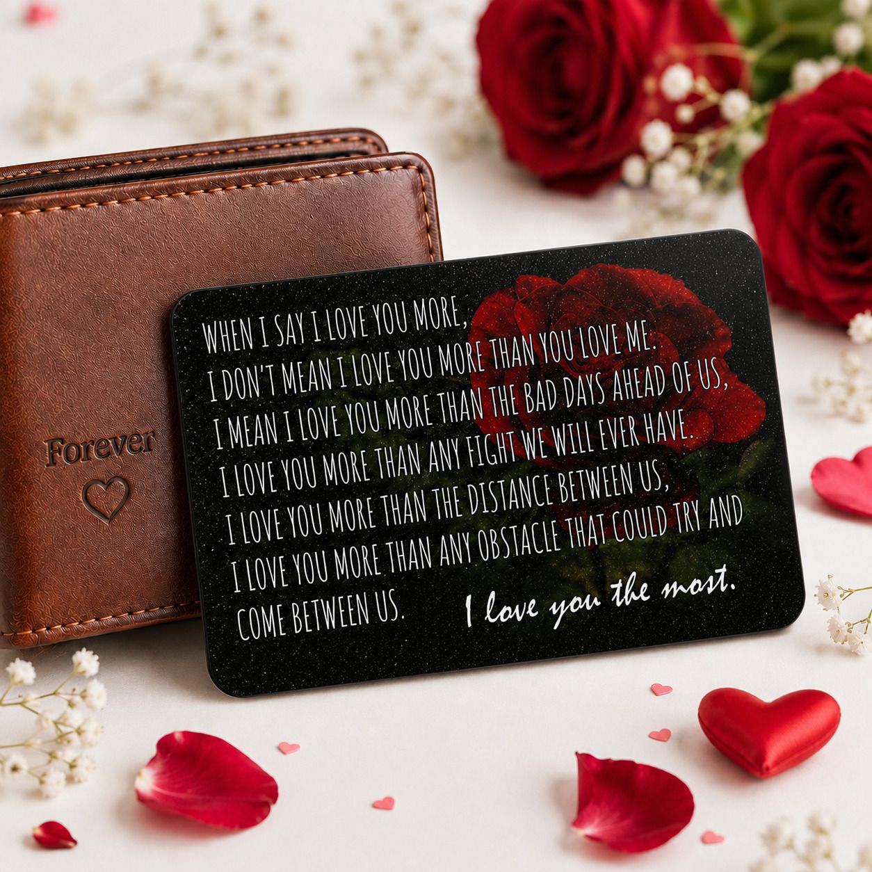 Premium Love Wallet Card Gift for Husband Wife Boyfriend Girlfriend Special Greeting Card-image-2