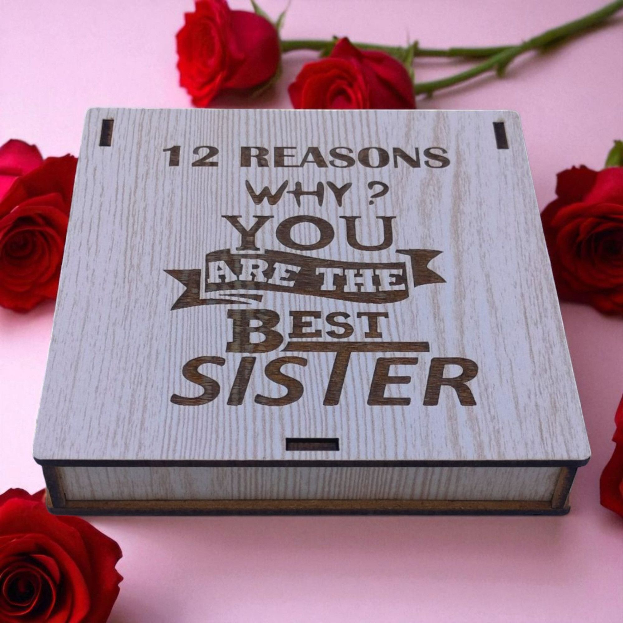 StarLaser 12 reasons why you are the best sister Greeting Card-picture-25