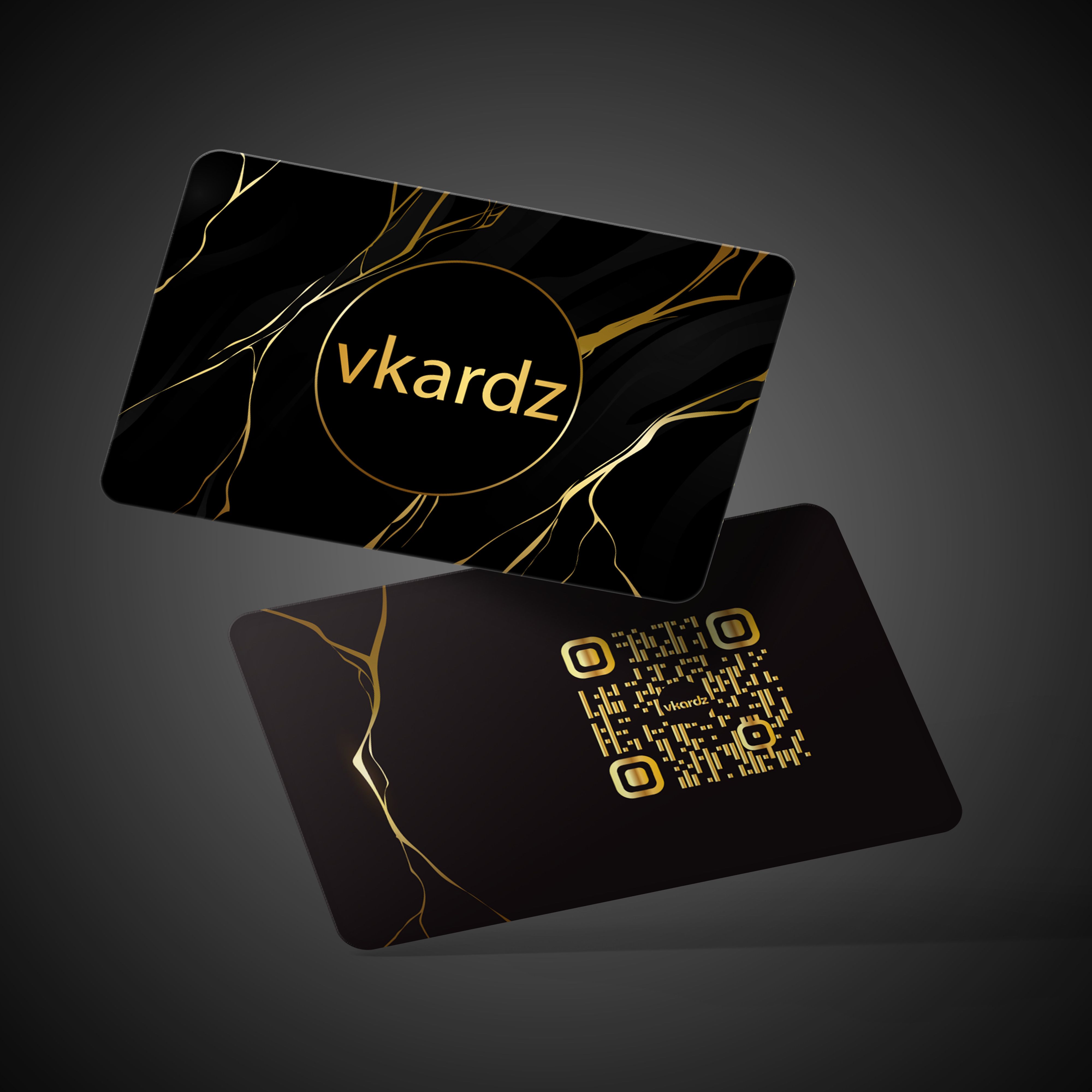 Premium Black and Gold Smart NFC Business Card-image-3