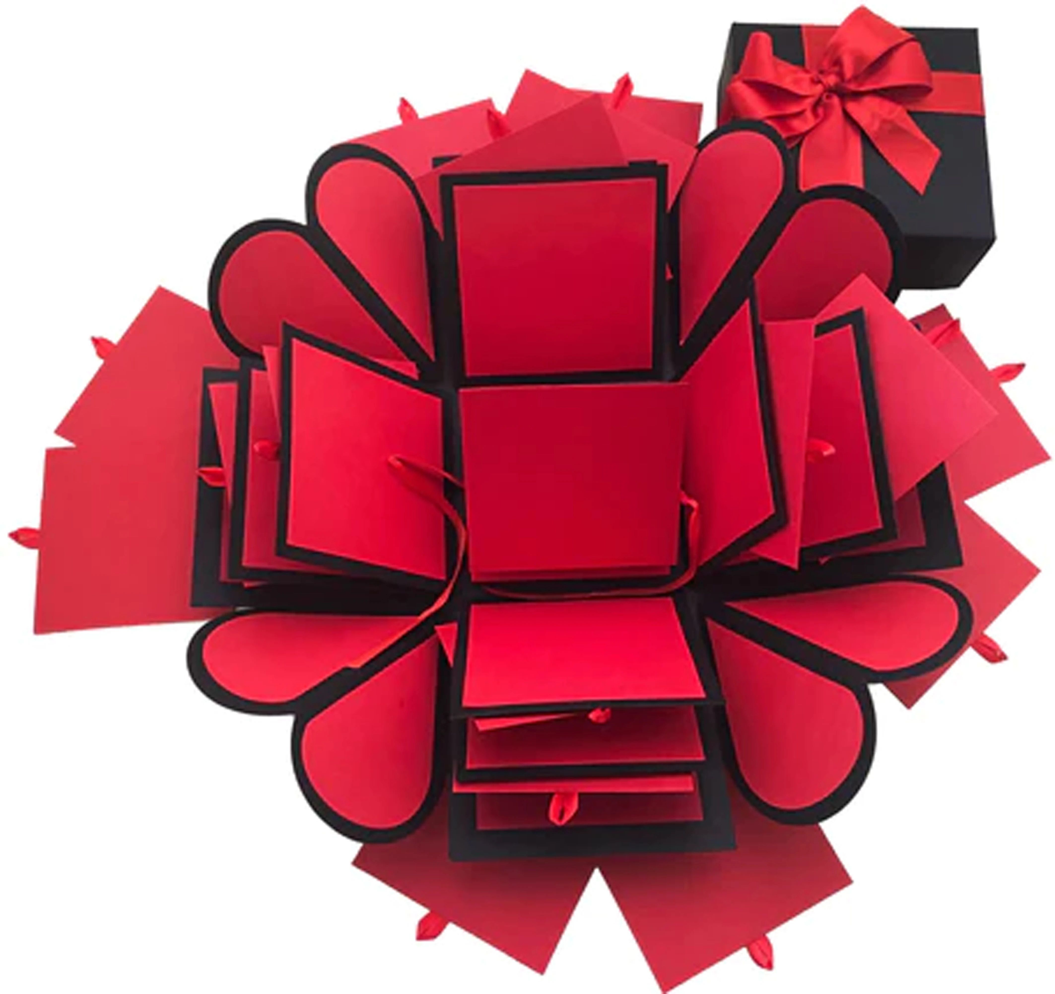 MIAMOREART red Explosion for gift box Greeting Card-picture-13