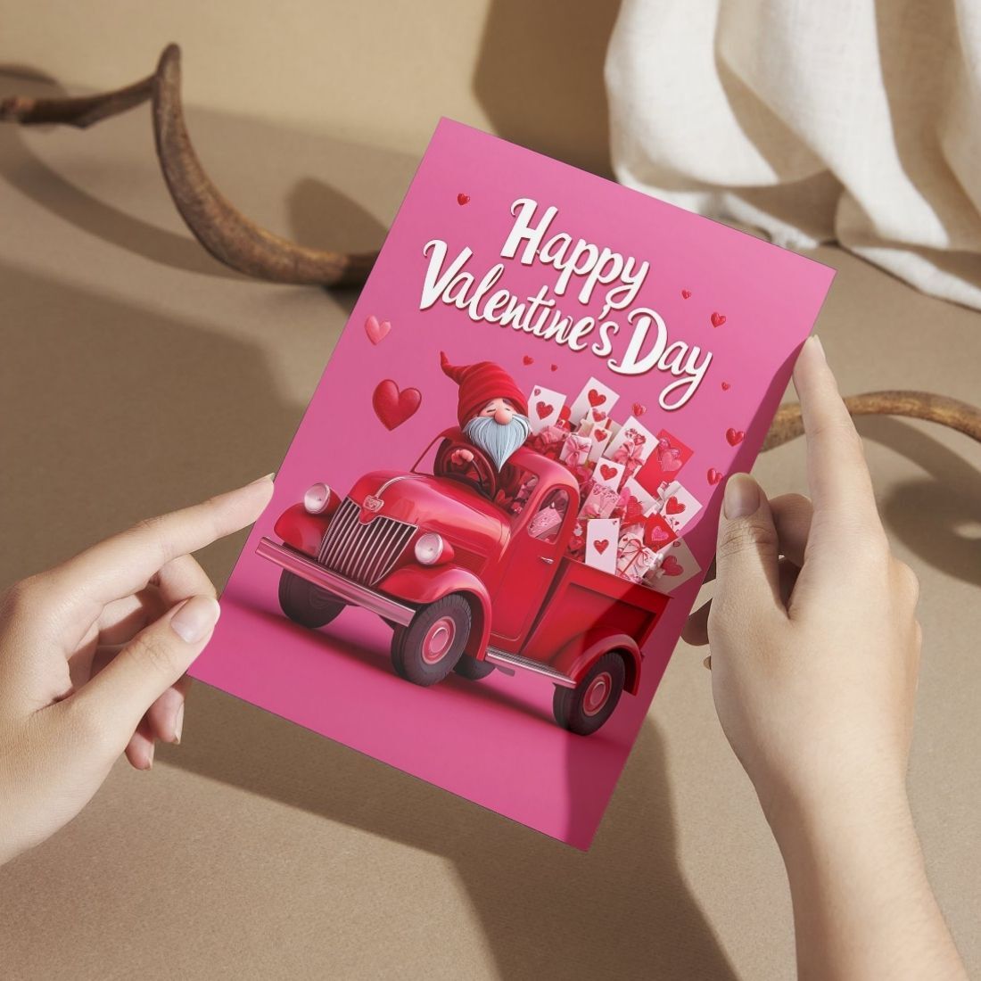 5.8x8.3inch Valentine's Day for Husband, Wife, Love & Red Envelope Greeting Card-image-43