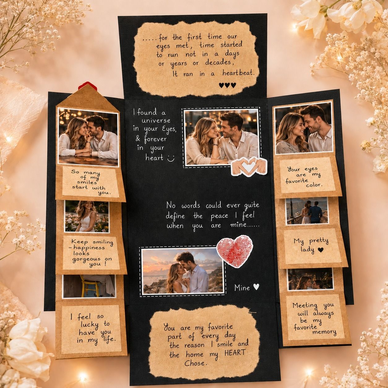 Couple Gift Greeting Card Romantic Love Card For Anniversary Birthday Valentine Greeting Card-image-47