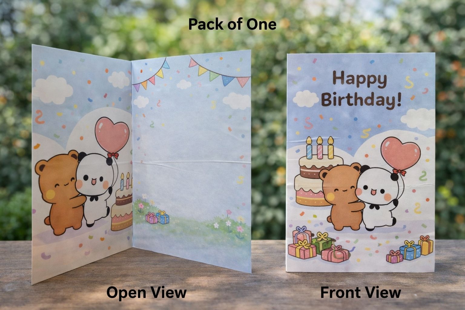 kraftymelon Cute Happy Birthday Greeting Card Greeting Card-picture-17