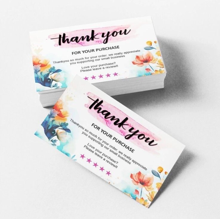 Thank You Cards | Review Request Cards Greeting Card-image-1