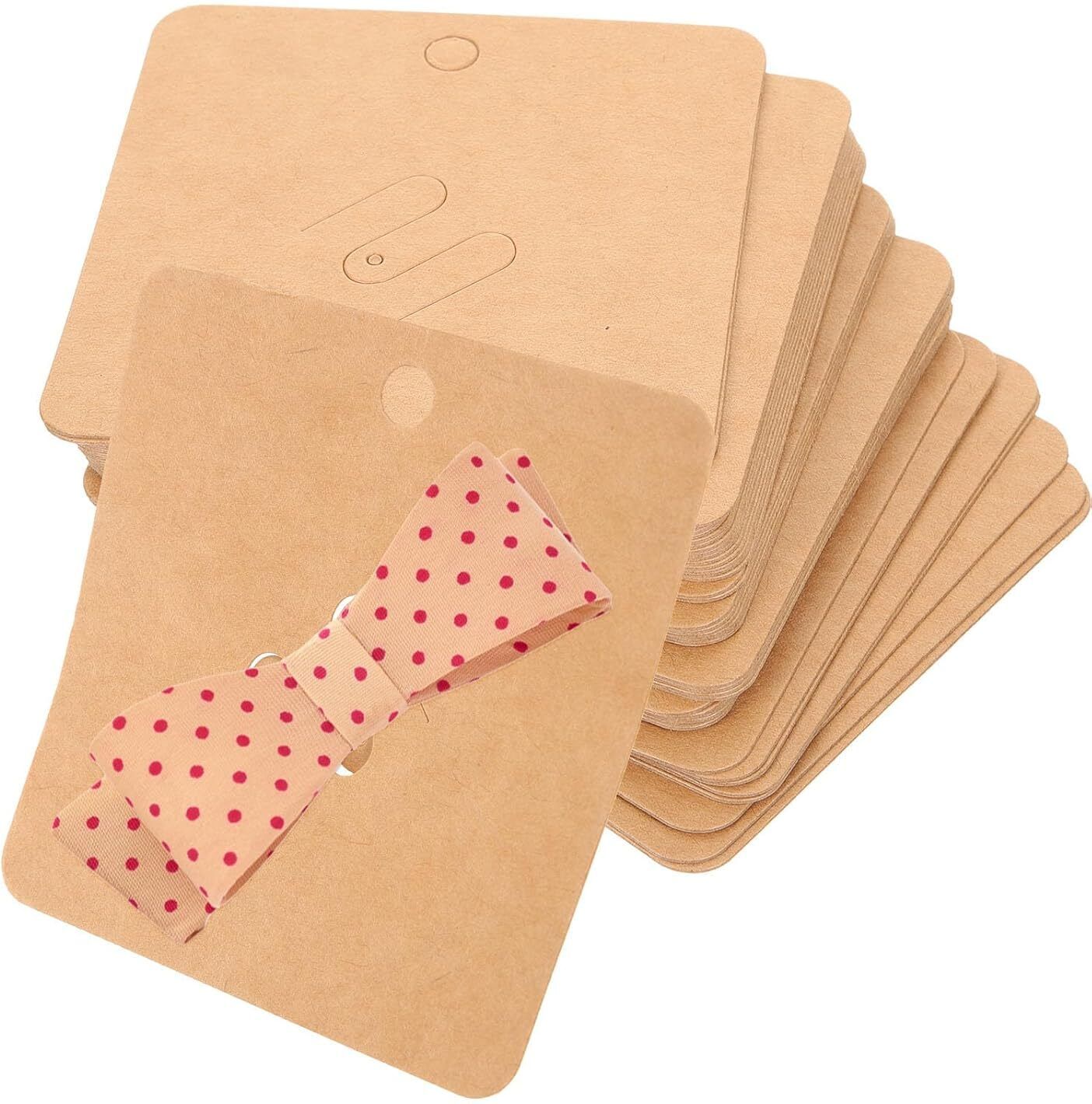 Festiko Kraft Brooch Display Cards 7cm 350 GSM Pack of 200 Business Card-picture-13