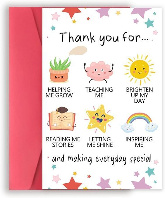 Teachers Appreciation Card - Pack of 2 Greeting Card
