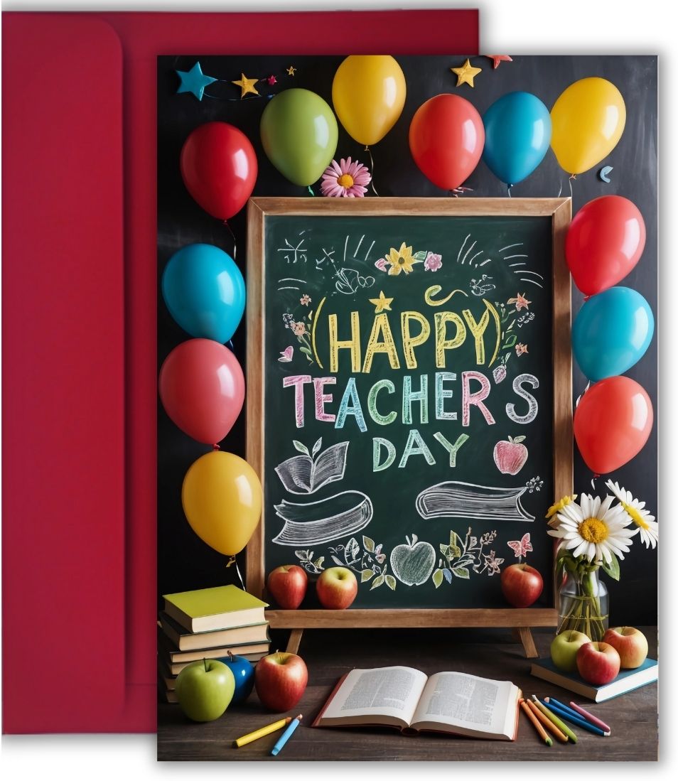 aanyacentric 8.3x11.7inch Teacher's Day Card & Envelope Greeting Card-picture-33