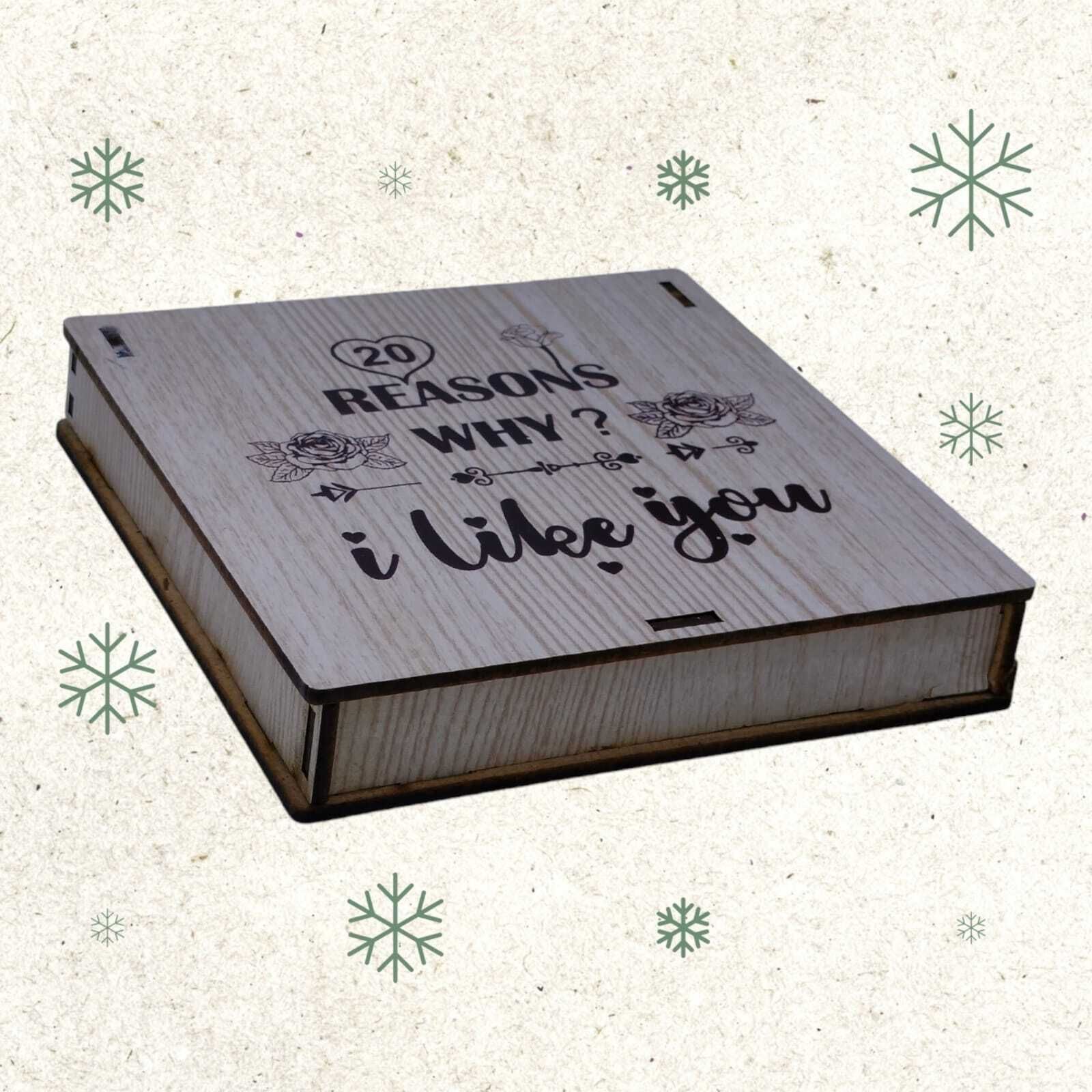 20 Reasons Why I Love You Like Heart shapped Message pills likebb81 Greeting Card-image-4