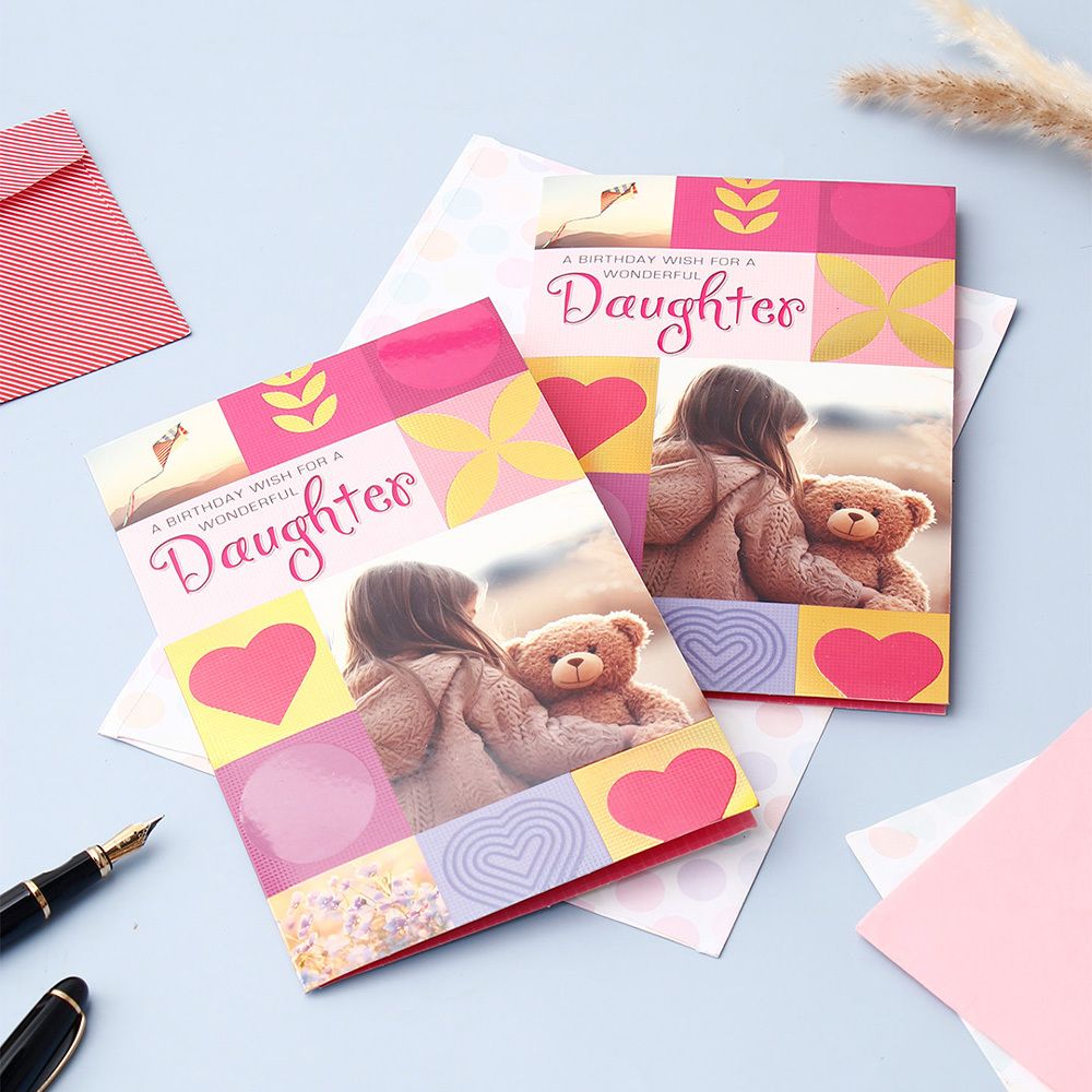 Warm Wishes Birthday Greeting Card For Daughter Greeting Card-image-6
