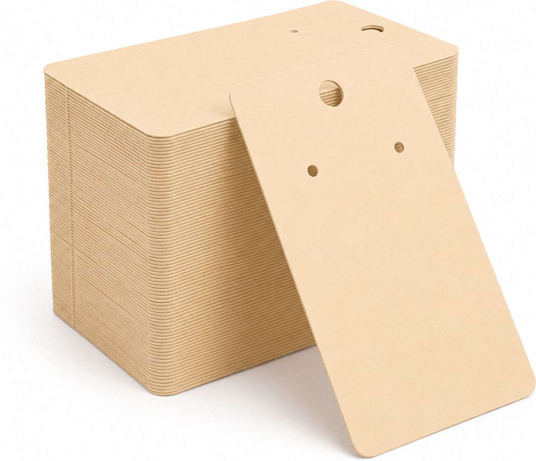 Earring Display Cards 3.5x2 Inch, 350 GSM Jewellery Holder Cards (200 Pcs) Business Card-image-42