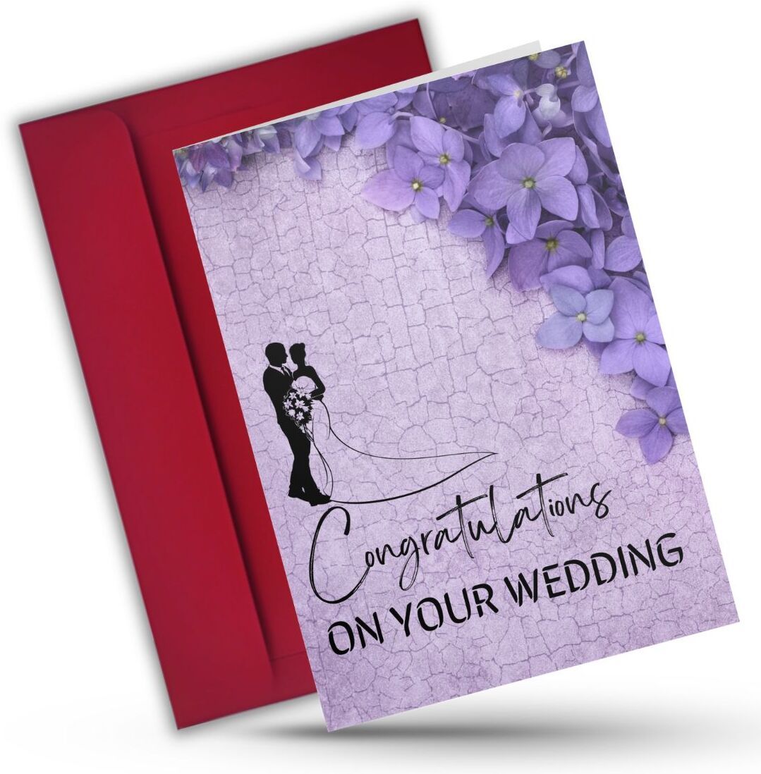 Wedding Congrats Wishes For Brother Sister Friend Relatives Greeting Card