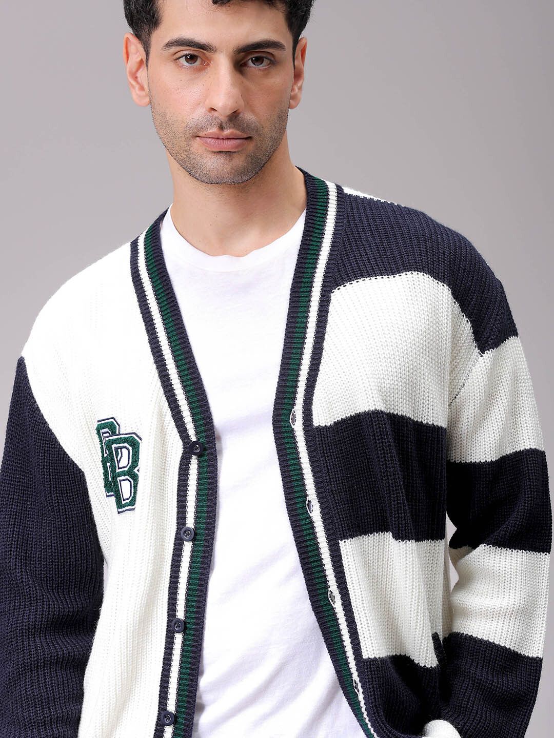 the indian garage co. Men Button Solid Cardigan-picture-23