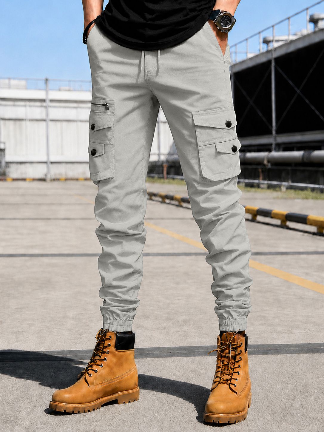 plus91 Men Cargos-picture-35