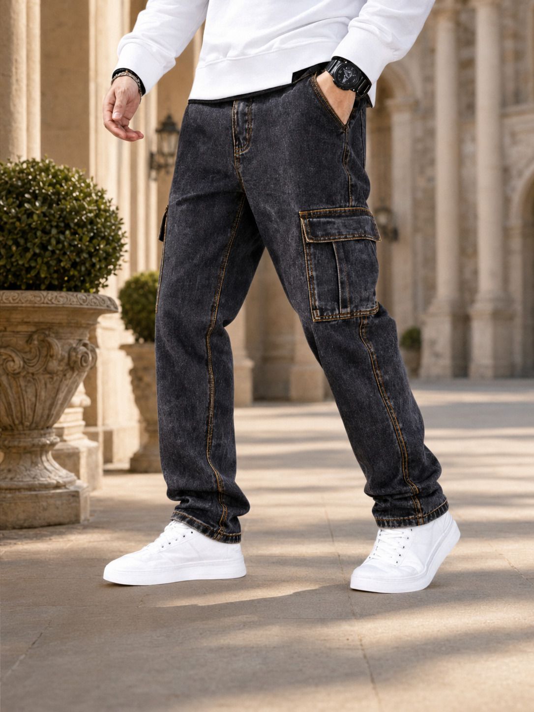 playfeel Men Cargos-picture-15