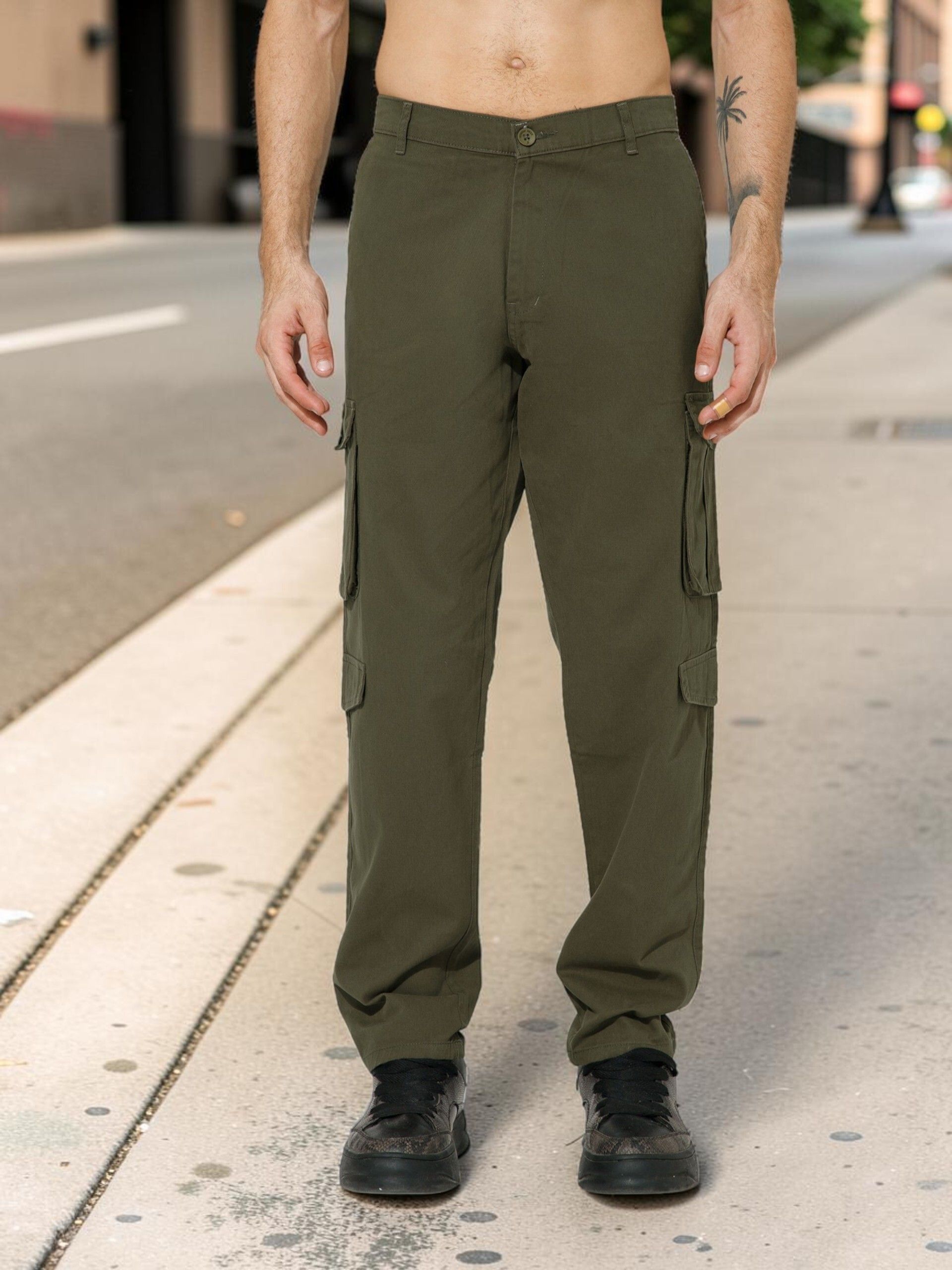 studio nexx Men Cargos-picture-28